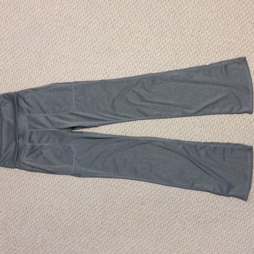 Halara In My Feels Super High Waisted Foldover Pocket Full Length Flare Leggings